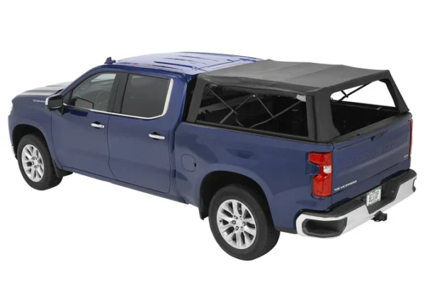 Bestop 77319-35 - Supertop Truck Bed Cap 2 For Chevy/GMC 2019-2024 Silverado/Sierra 1500 Exc 19 Classic 6.5 Foot Black Diamond PVC Coated Sailcloth No Drill - Image 5