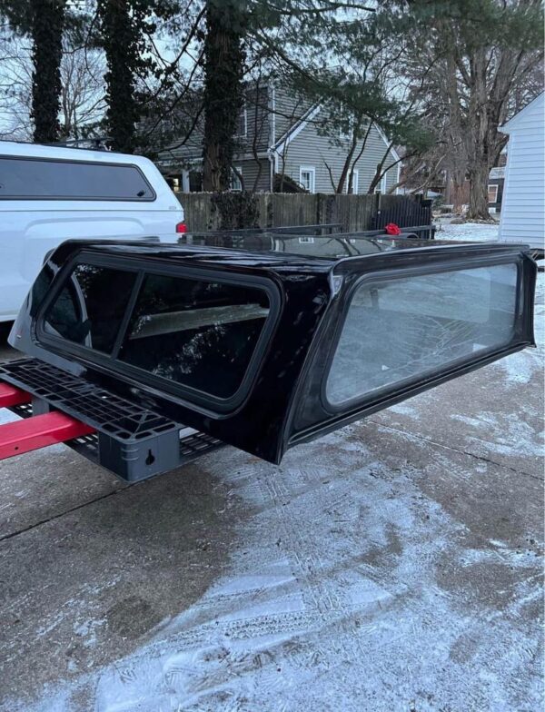 Truck Cap - GMC Sierra - Black5.8ft - Image 6